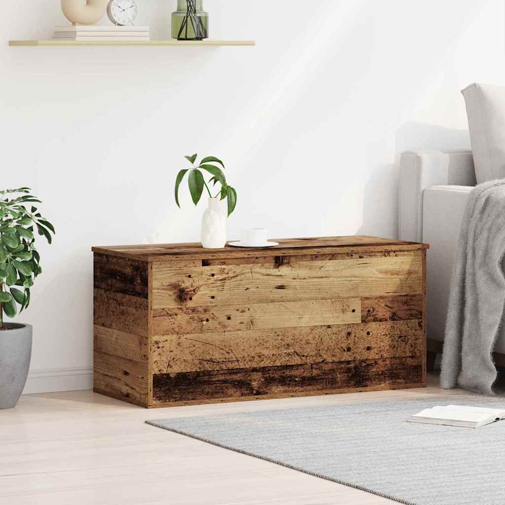 Kutija za spremanje s pohranom Staro drvo 100 x 42 x 46 cm