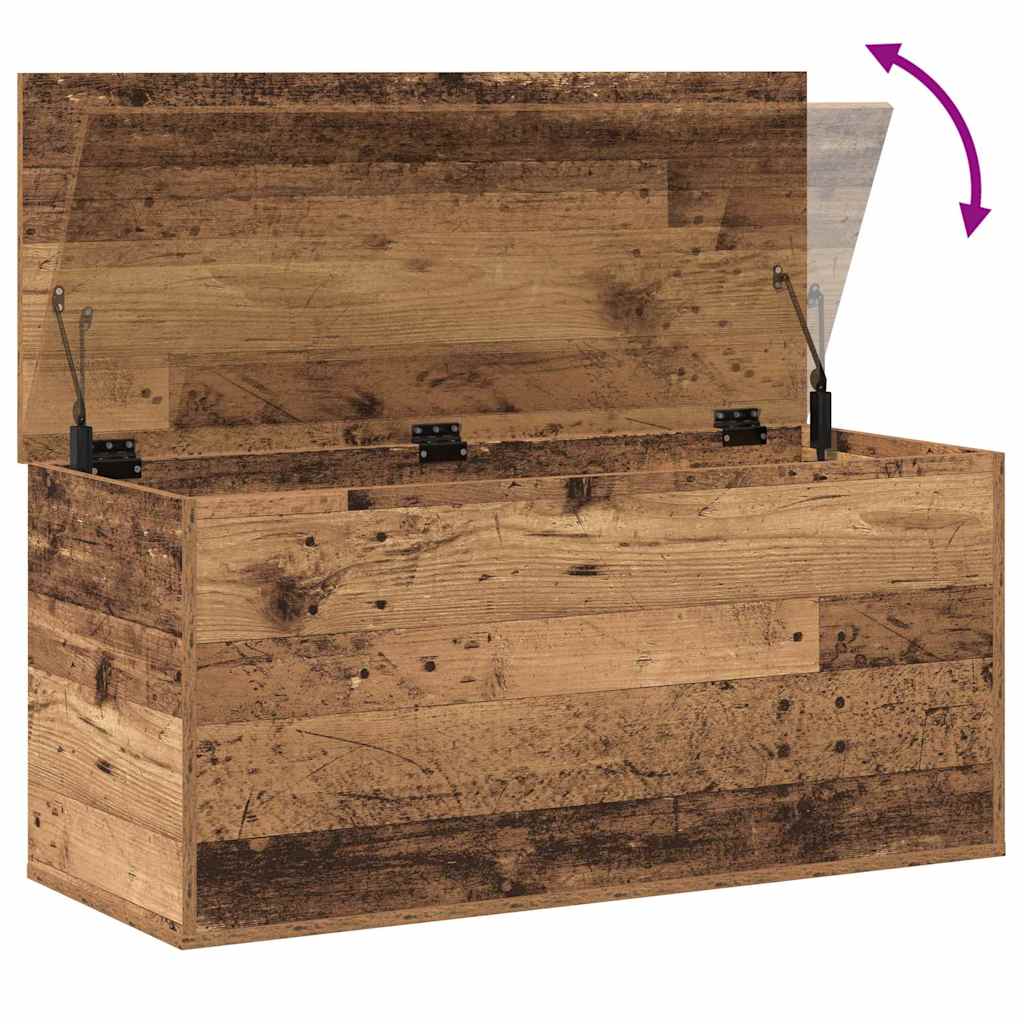 Kutija za spremanje s pohranom Staro drvo 100 x 42 x 46 cm