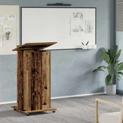 Podij s ladicama Staro drvo 55 x 55 x 107 cm Konstruirano drvo