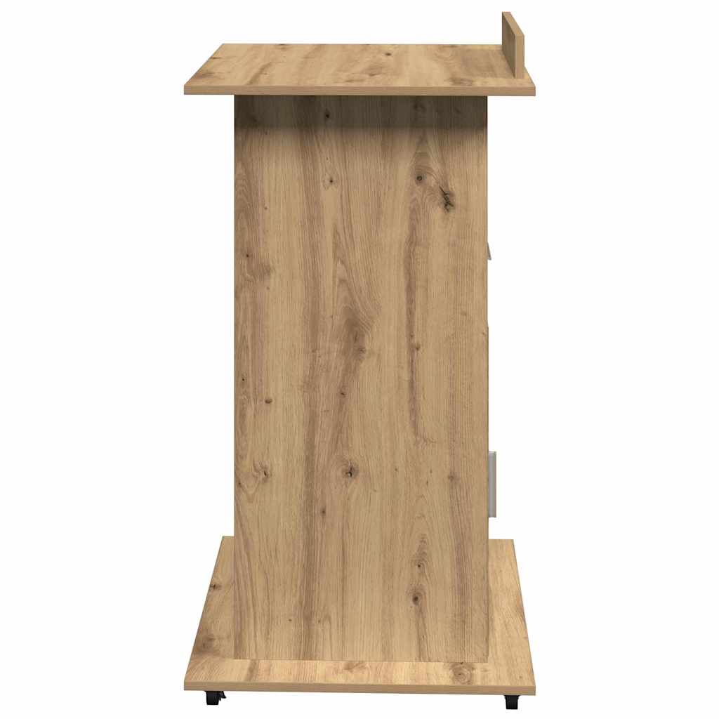 Podij Umjetnički hrast 55 x 55 x 107 cm Konstruirano drvo
