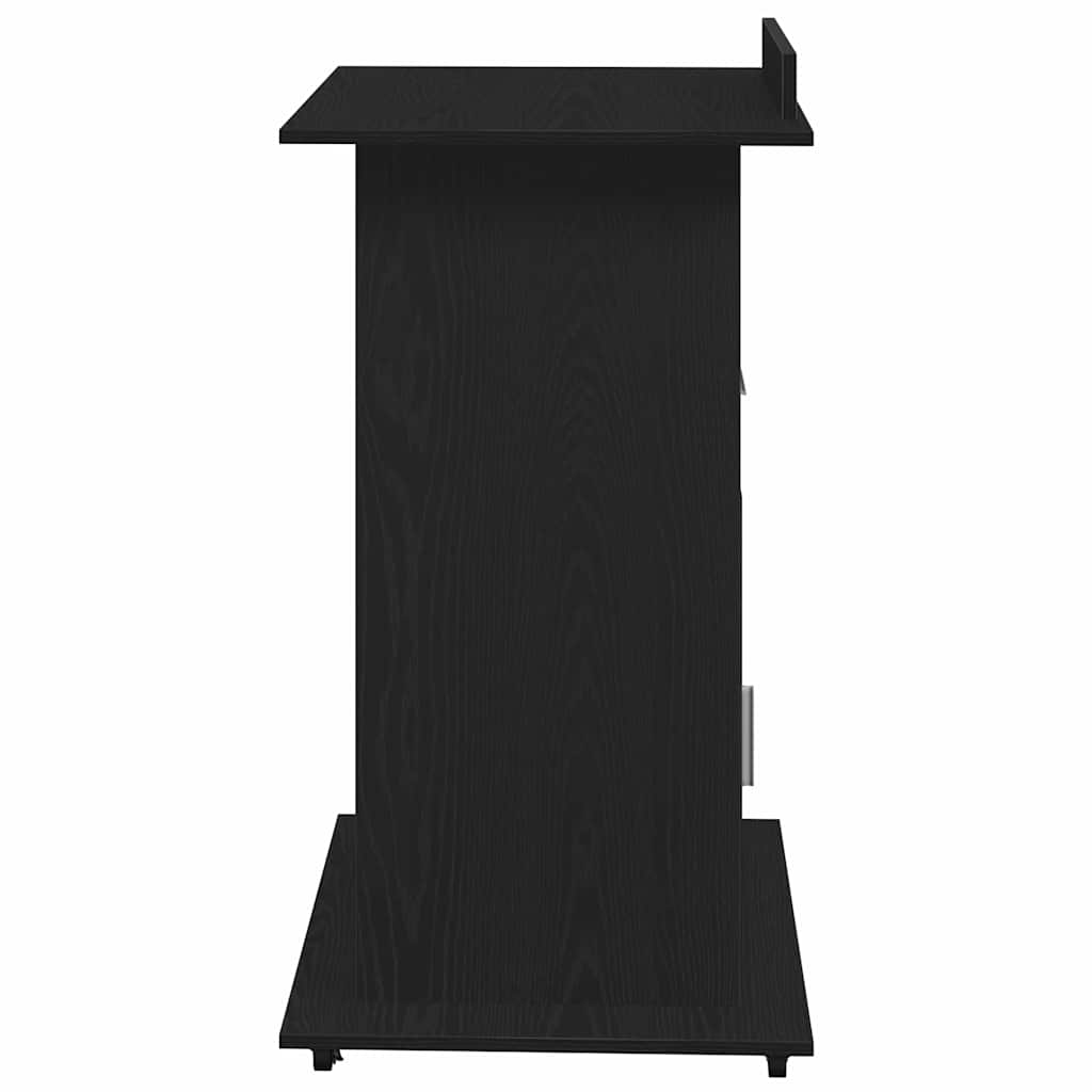 Podij s ladicama Crni hrast 55 x 55 x 107 cm Konstruirano drvo