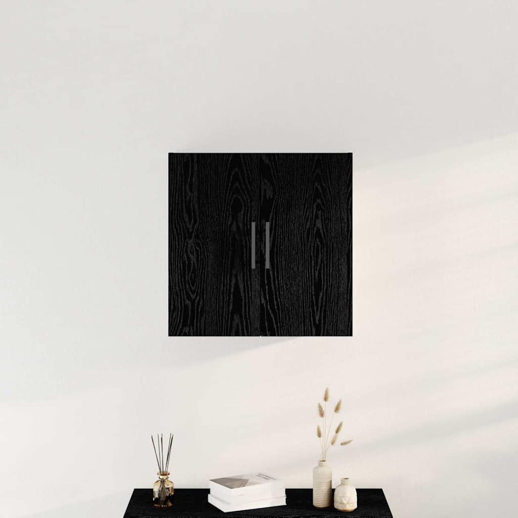 Ormar za Zid Crni hrast 60 x 31,5 x 60 cm Konstruirano drvo