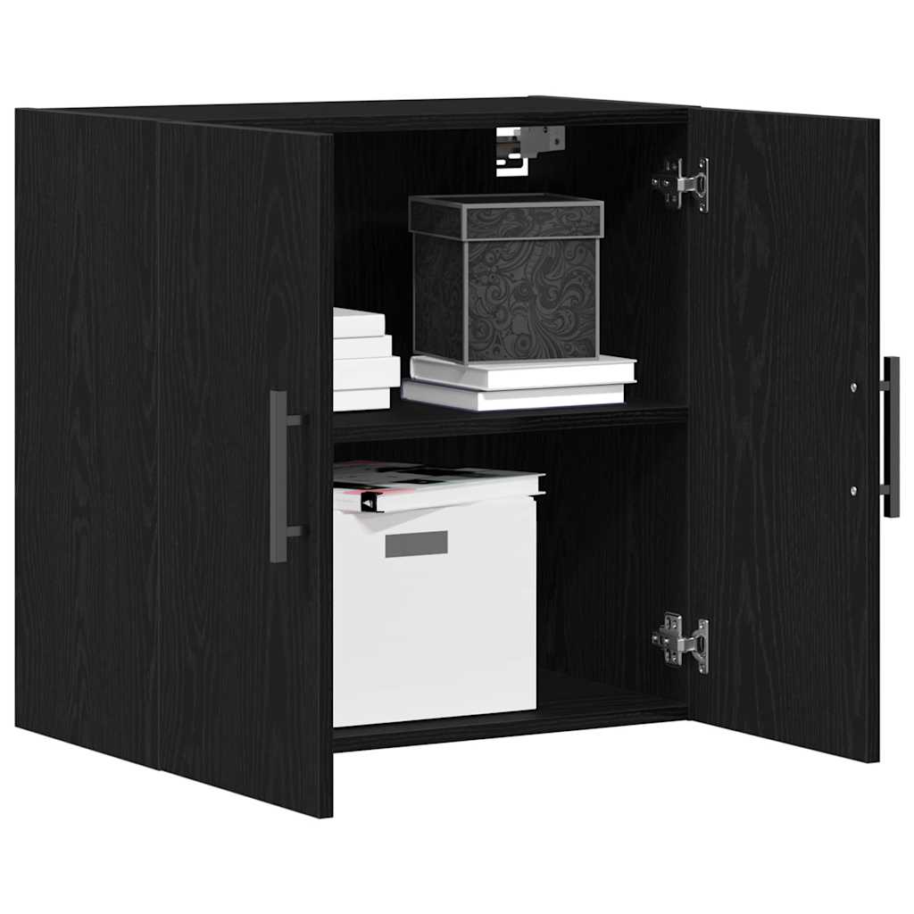 Ormar za Zid Crni hrast 60 x 31,5 x 60 cm Konstruirano drvo