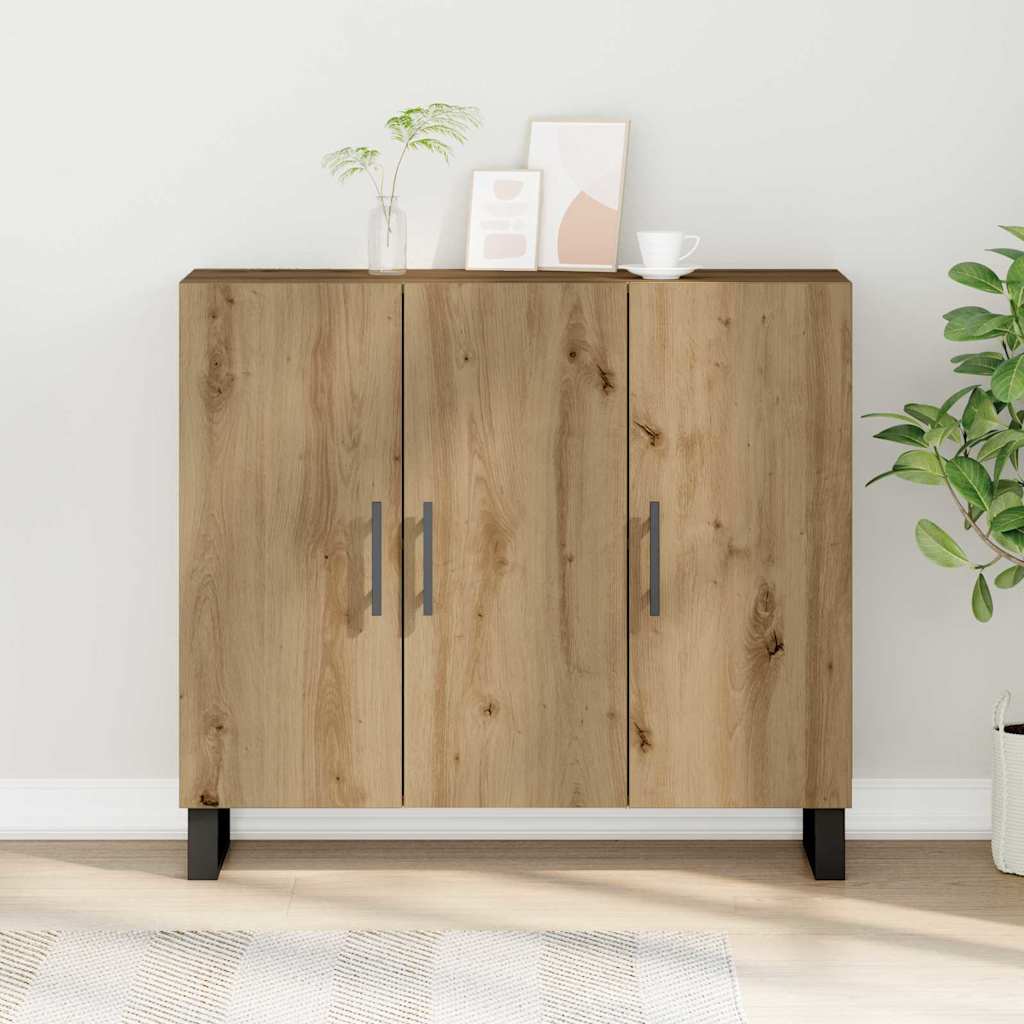 Kreveta Umjetnički hrast 90 x 34 x 80 cm Konstruirano drvo
