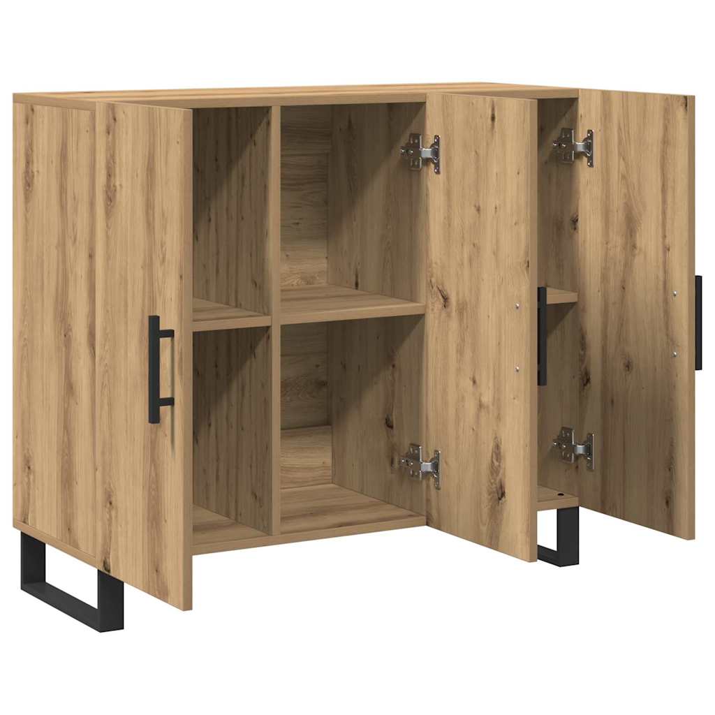 Kreveta Umjetnički hrast 90 x 34 x 80 cm Konstruirano drvo