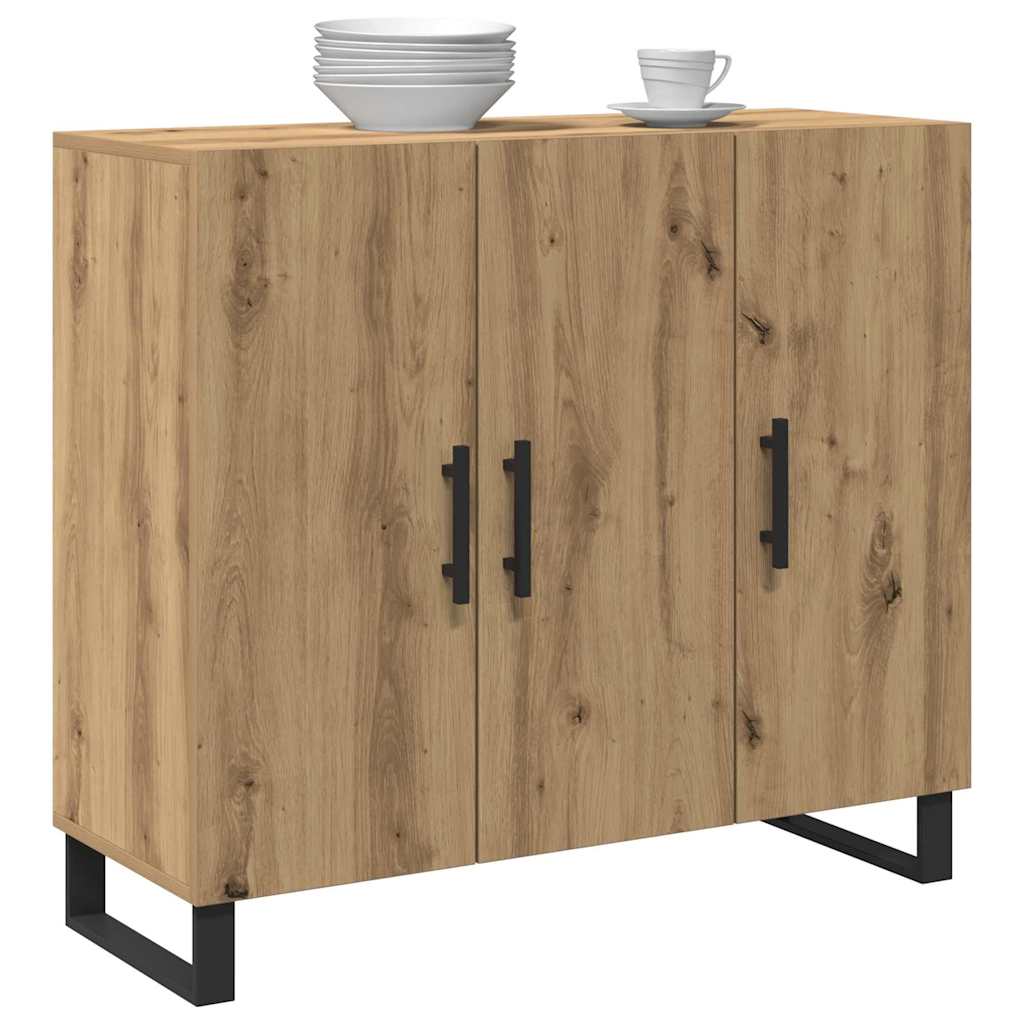 Kreveta Umjetnički hrast 90 x 34 x 80 cm Konstruirano drvo