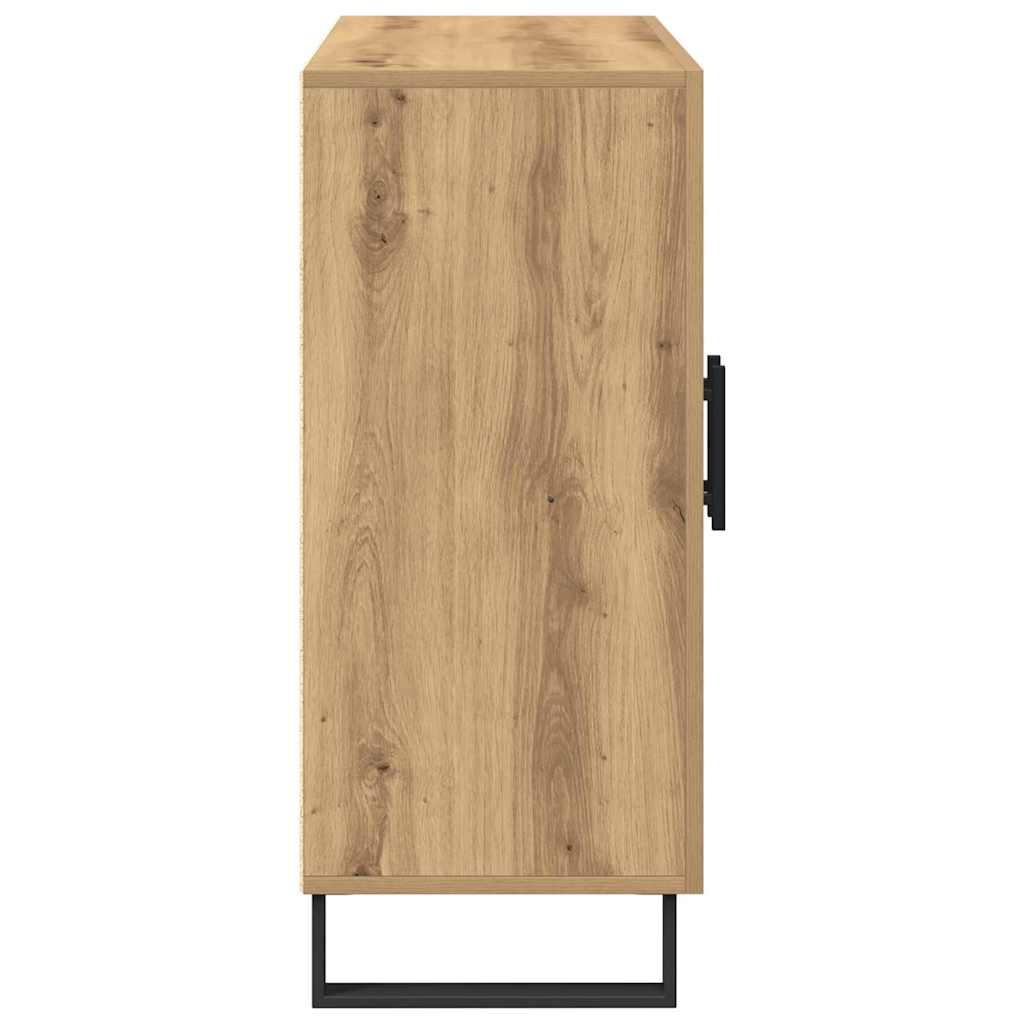 Kreveta Umjetnički hrast 90 x 34 x 80 cm Konstruirano drvo