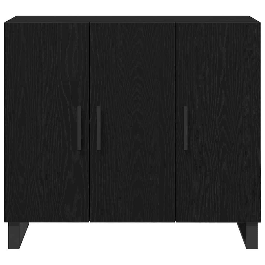 Kreveta Crni hrast 90 x 34 x 80 cm Konstruirano drvo