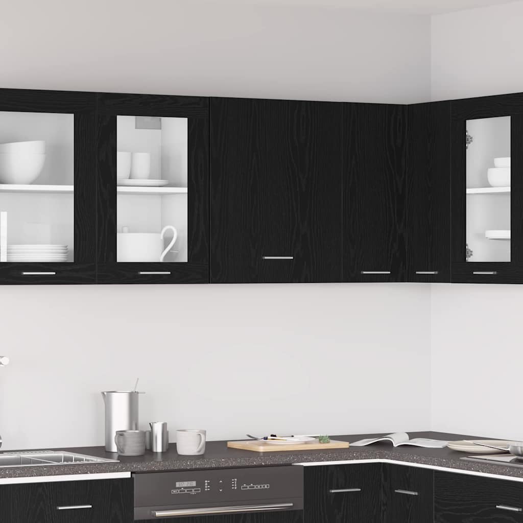 Viseći ormarić Crni hrast 50 x 31 x 60 cm Konstruirano drvo