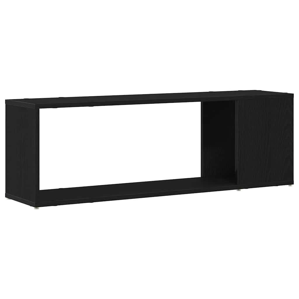 Set TV komoda Zidne Crna 100 x 24 x 63 cm Konstruirano drvo