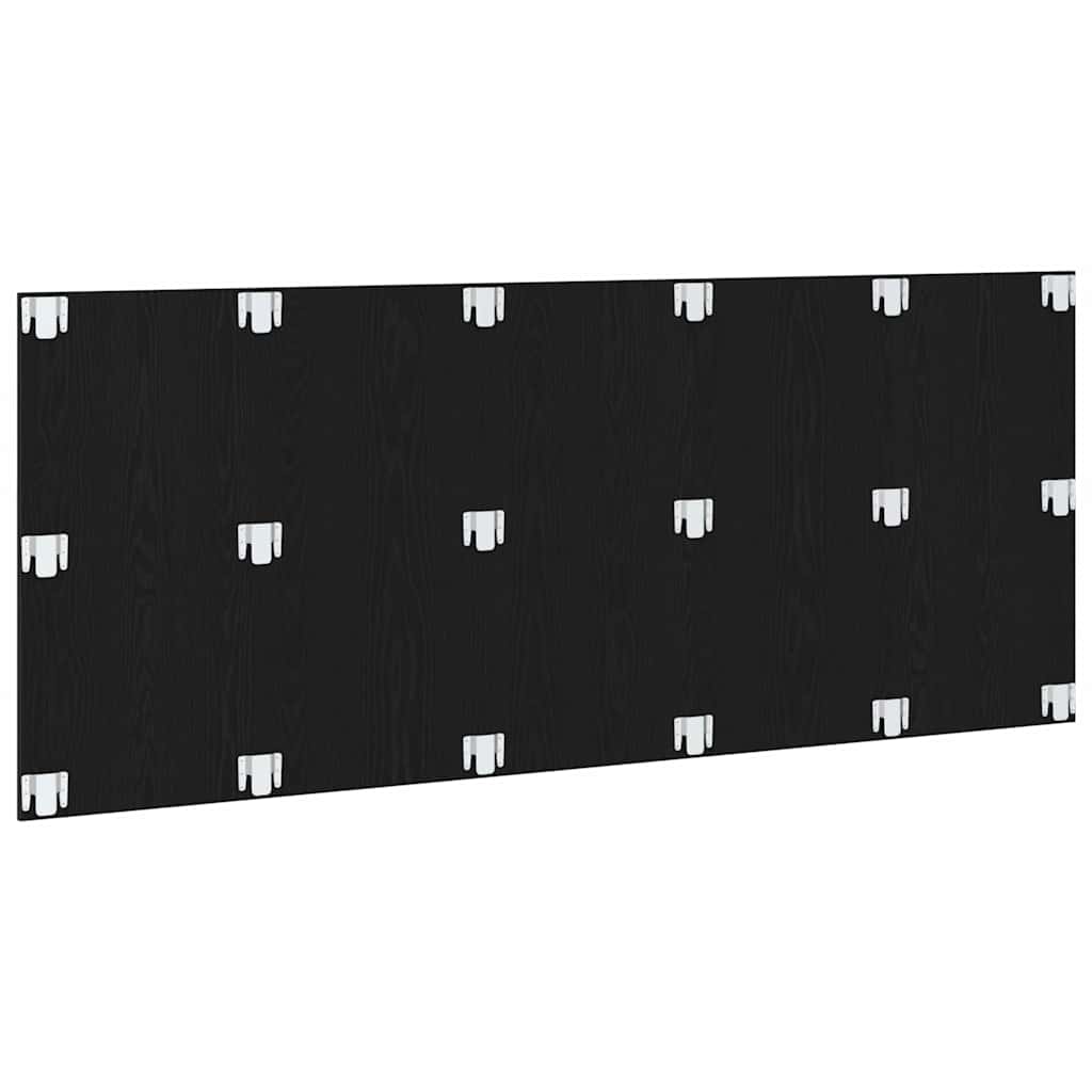 Uzglavlje za krevet Zidne Crni hrast 160 x 1.5 x 80.5 cm