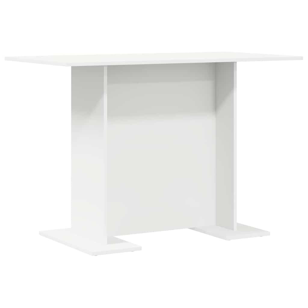 Stol za objedovanje Bijelo 110 x 60 x 75 cm Konstruirano drvo
