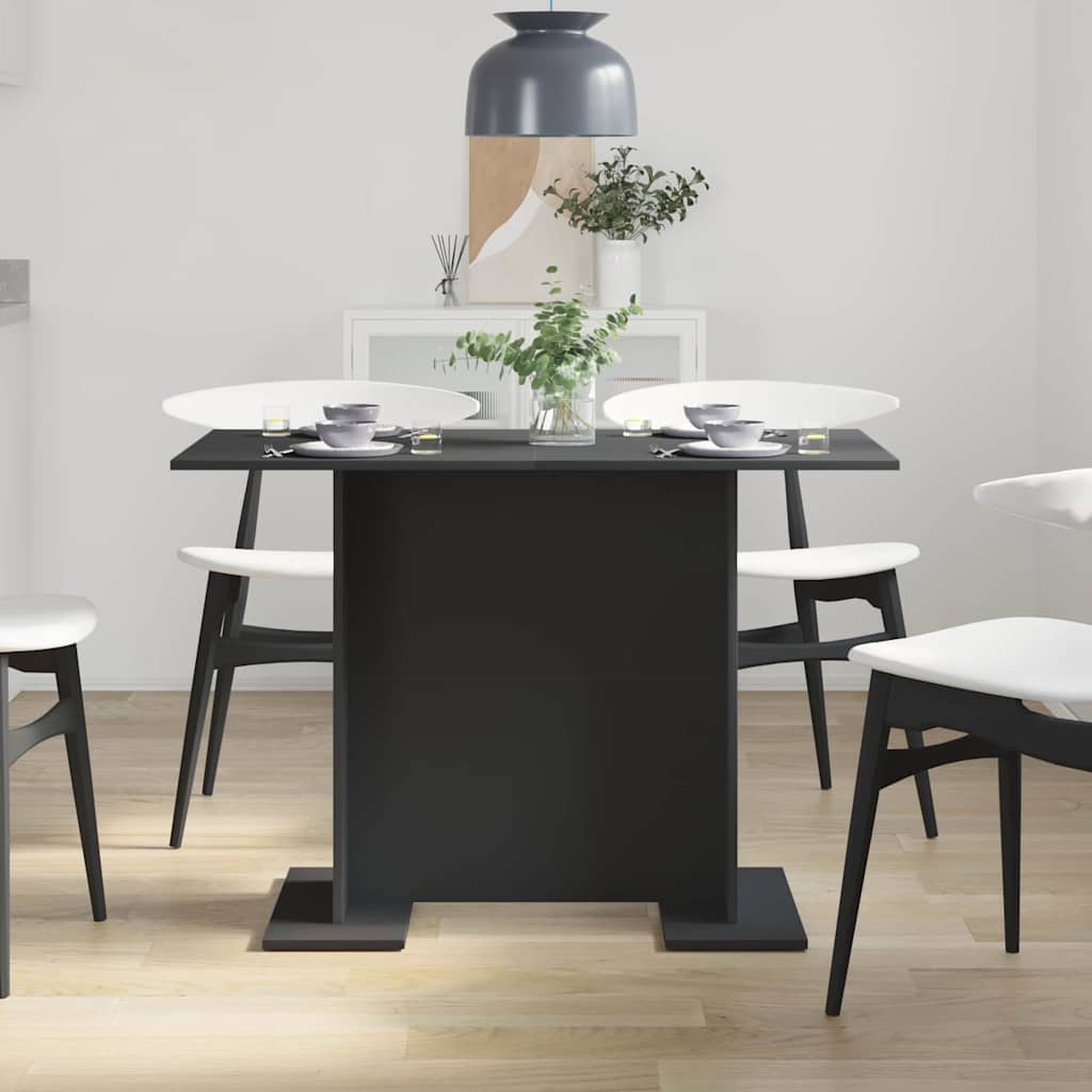 Stol za objedovanje Crna 110 x 60 x 75 cm Konstruirano drvo