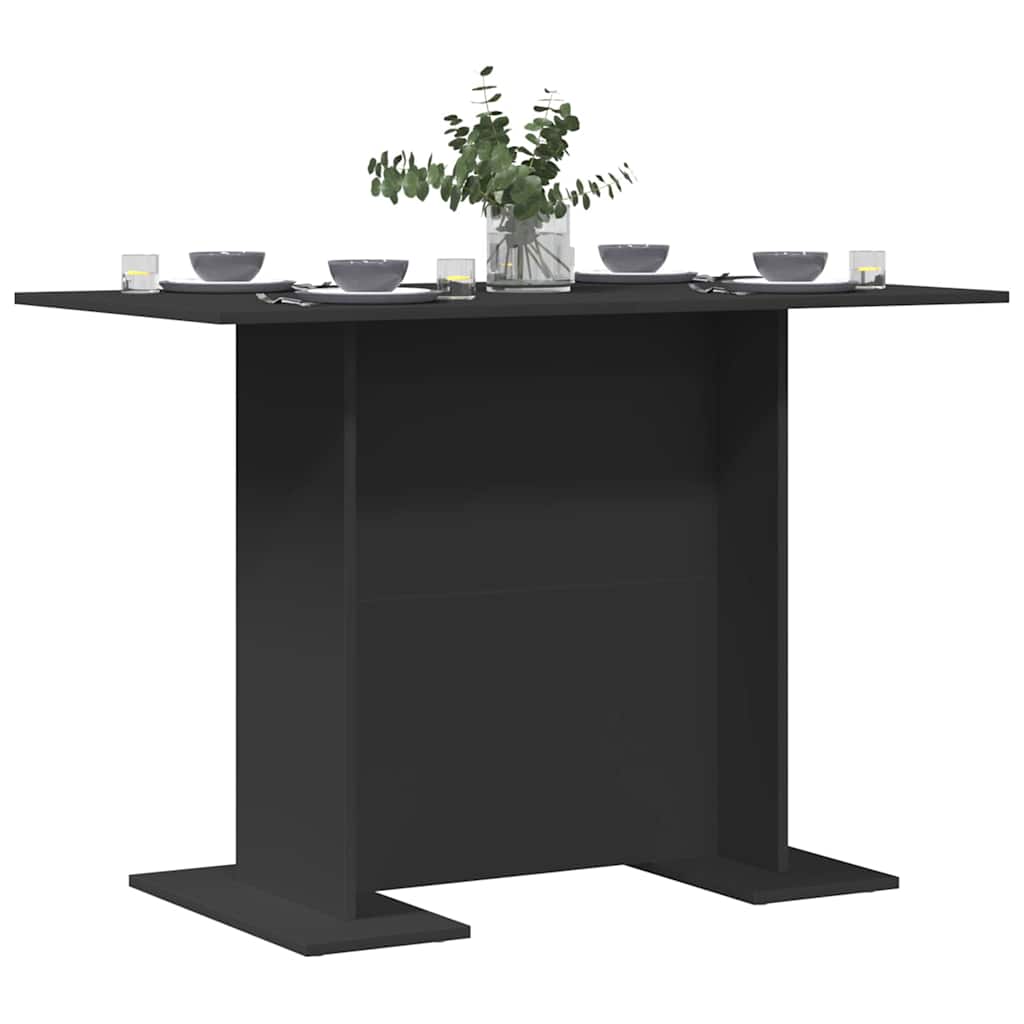 Stol za objedovanje Crna 110 x 60 x 75 cm Konstruirano drvo