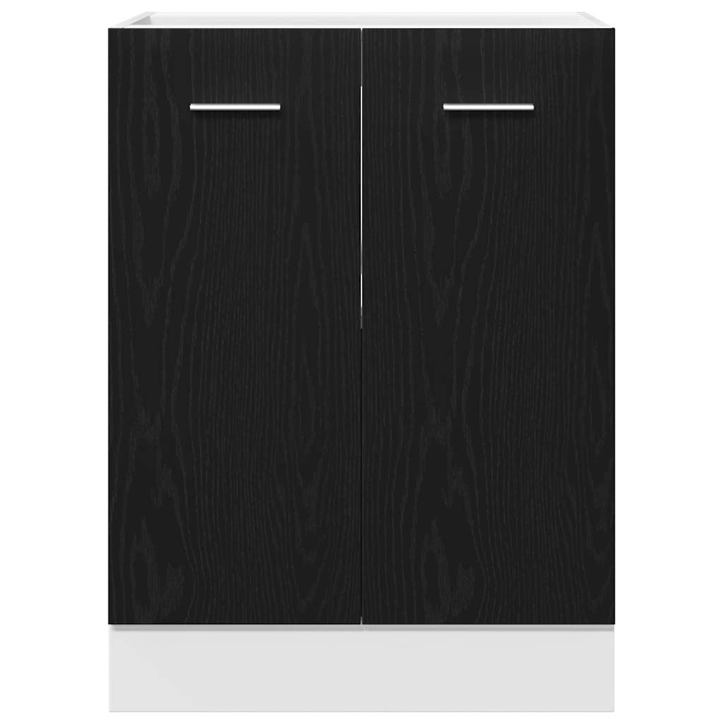 Donji Ormar crni hrast 60x46x81,5 cm lamelirano drvo