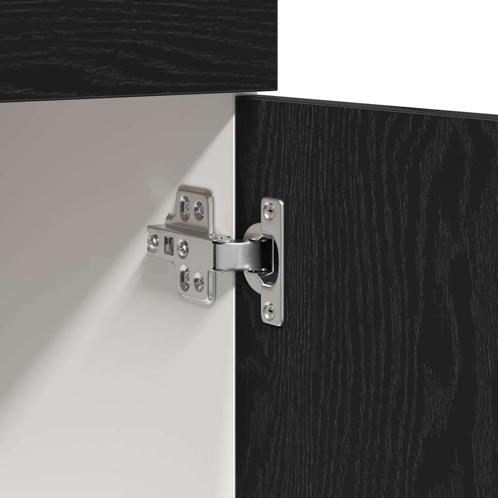Viseći ormarić Crni hrast 80 x 31 x 81,5 cm Konstruirano drvo