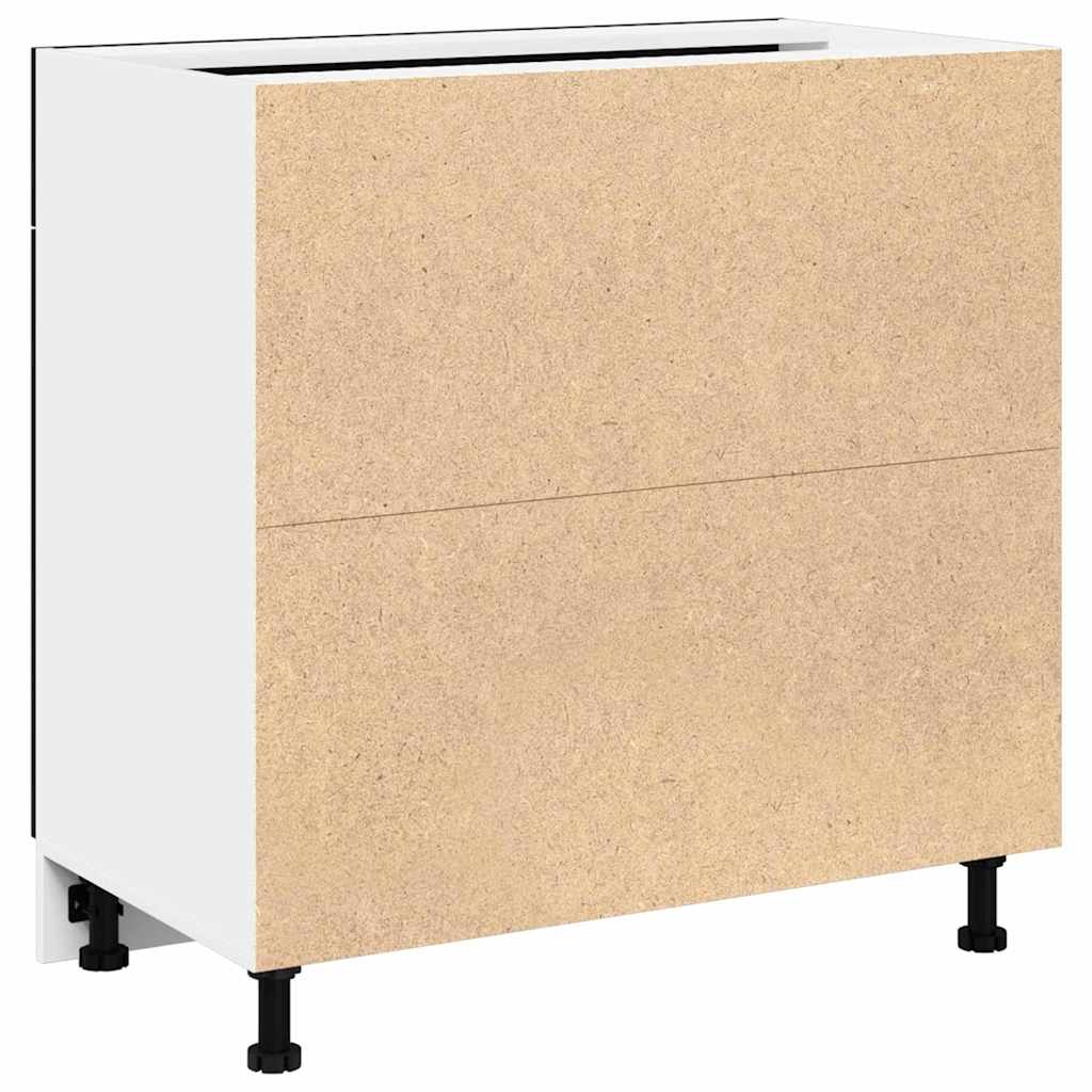 Viseći ormarić Crni hrast 80 x 31 x 81,5 cm Konstruirano drvo