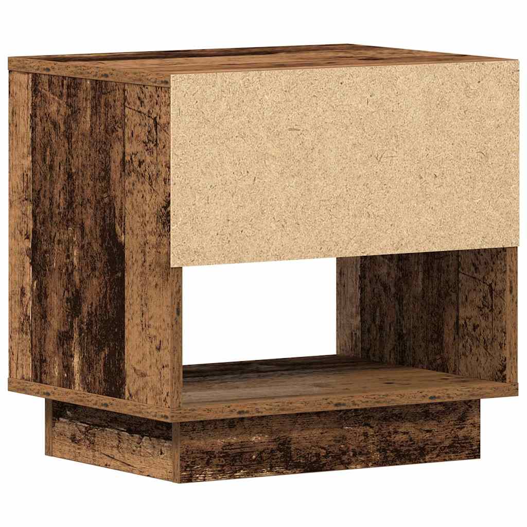 Noćni ormarić s ladicama 2 pcs Staro drvo 45 x 34 x 44 cm
