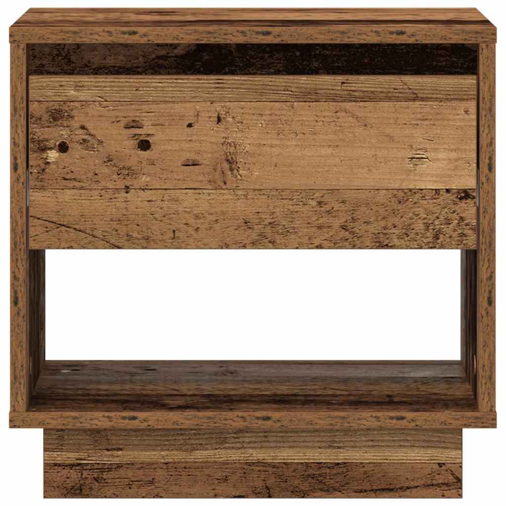 Noćni ormarić s ladicama 2 pcs Staro drvo 45 x 34 x 44 cm