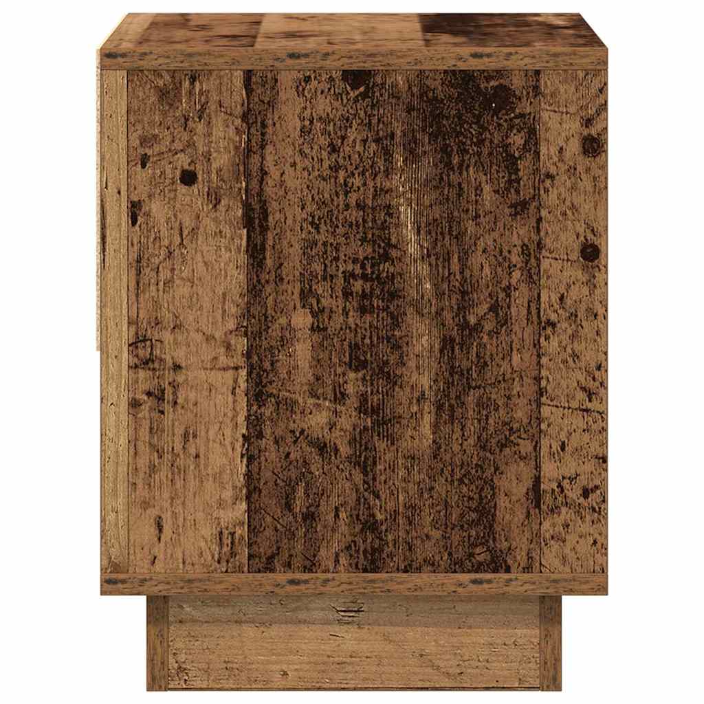 Noćni ormarić s ladicama 2 pcs Staro drvo 45 x 34 x 44 cm