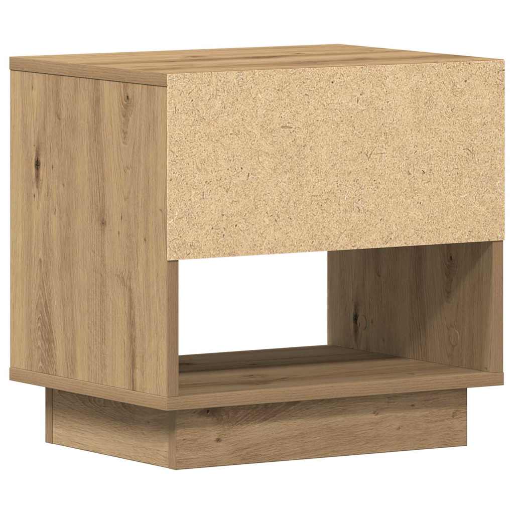 Noćni ormarić s ladicama Umjetnički hrast 45 x 34 x 44 cm