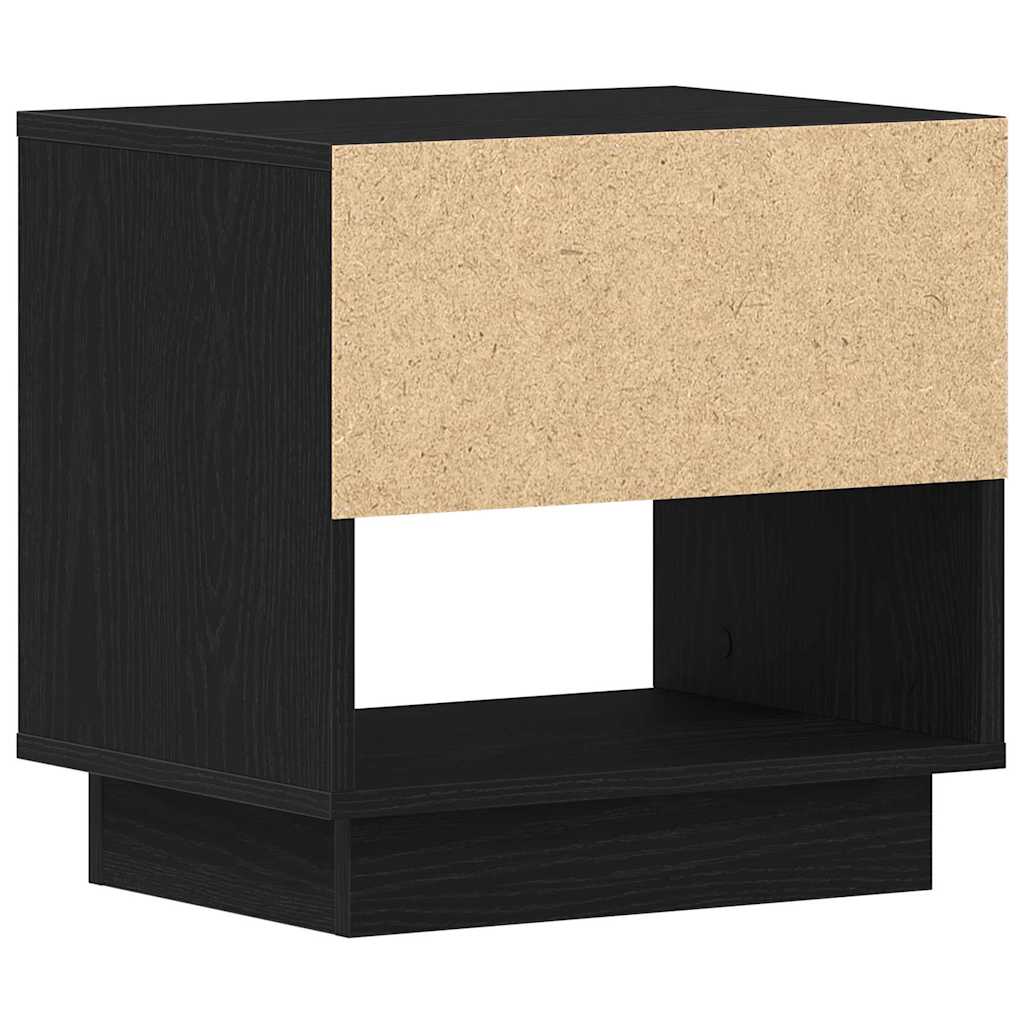 Noćni ormarić s ladicama 2 pcs Crni hrast 45 x 34 x 44 cm