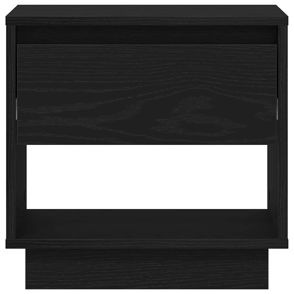 Noćni ormarić s ladicama 2 pcs Crni hrast 45 x 34 x 44 cm