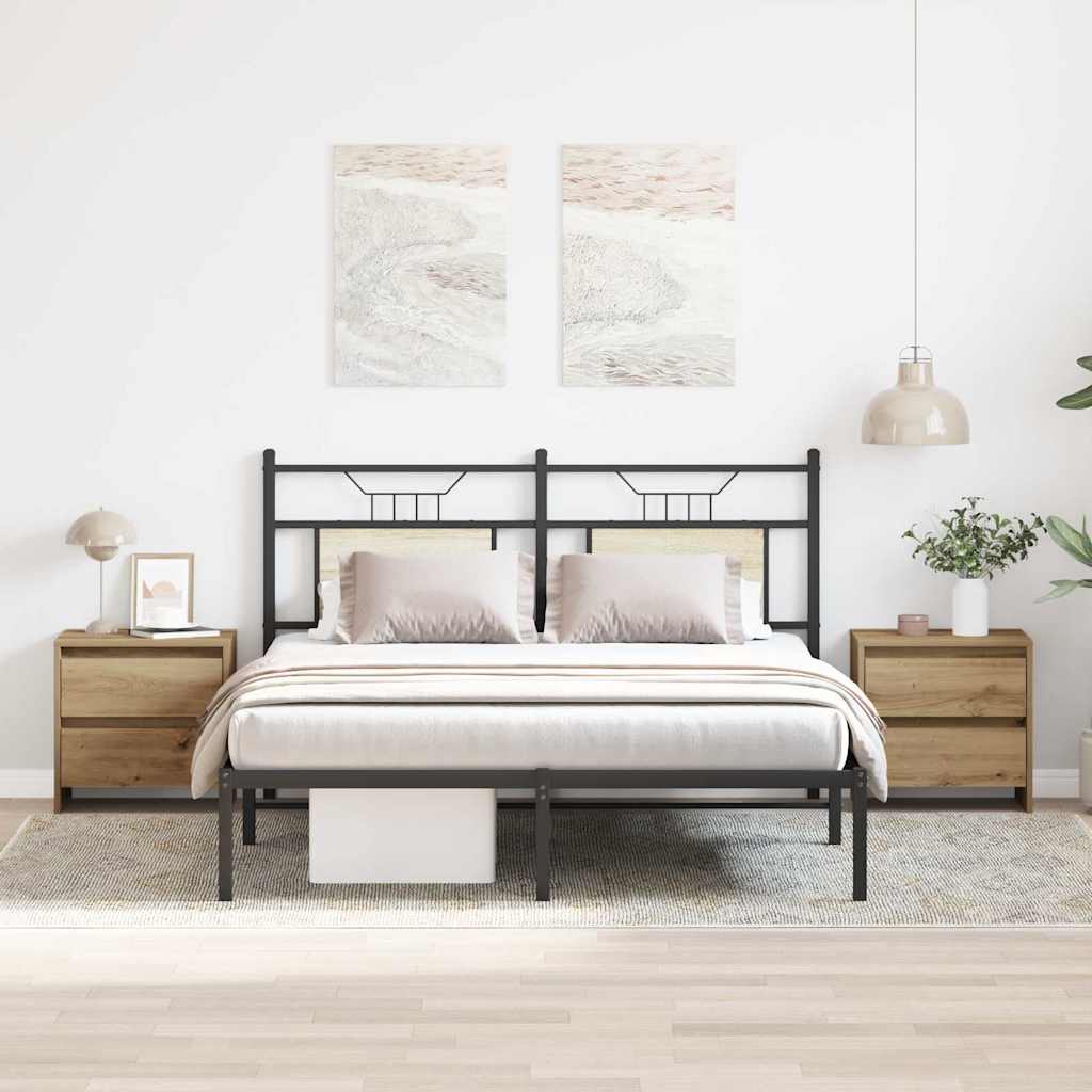 Noćni ormar s ladicama 2 pcs Umjetnički hrast 45 x 34 x 44,5 cm