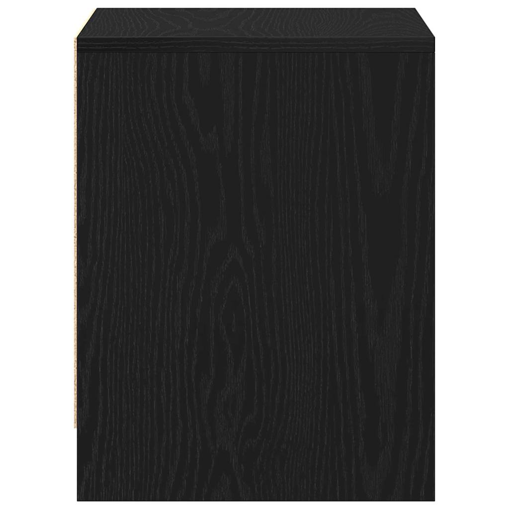Noćni ormar s ladicama 2 pcs Crni hrast 45 x 34 x 44,5 cm