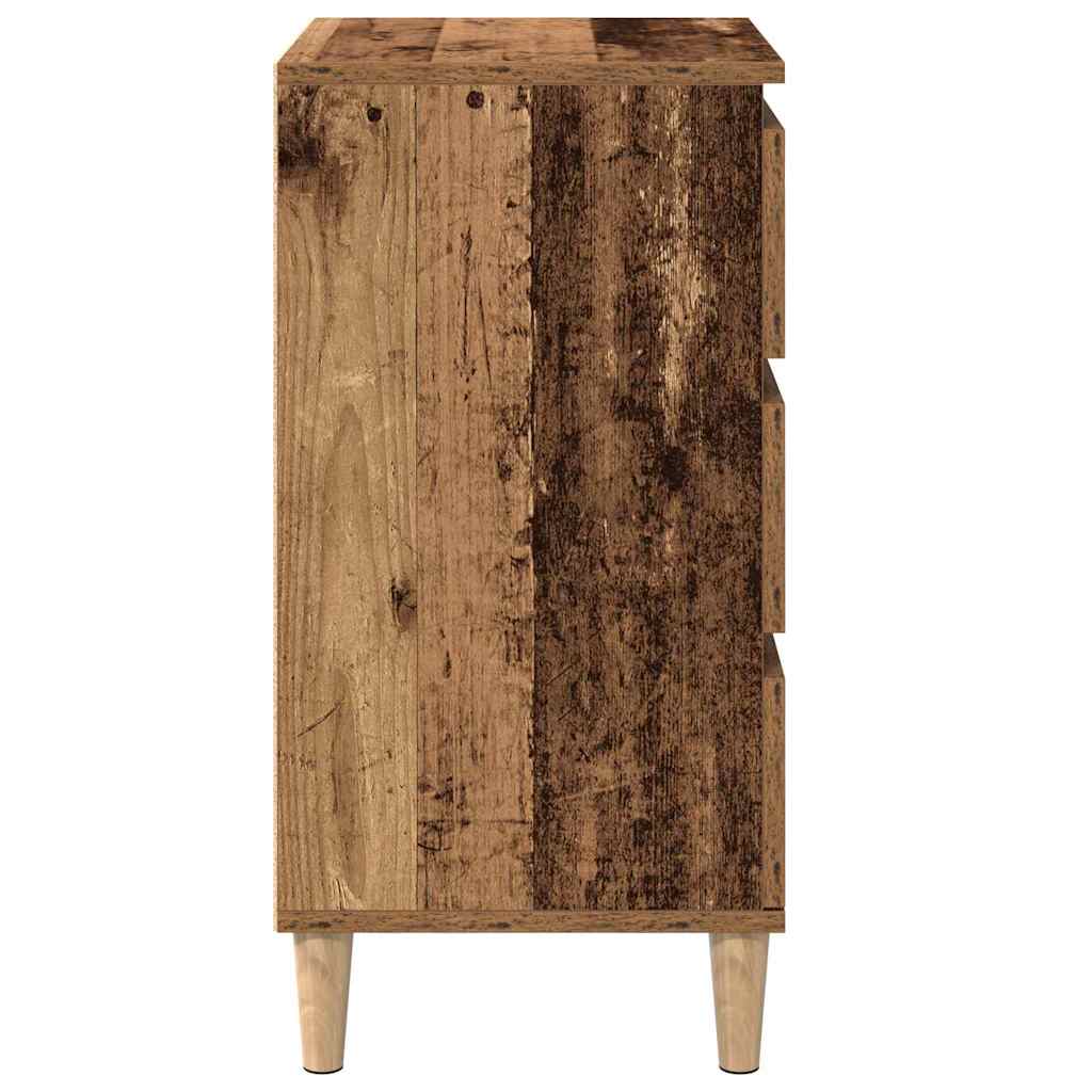 Noćni ormar Staro drvo 40 x 35 x 70 cm Konstruirano drvo