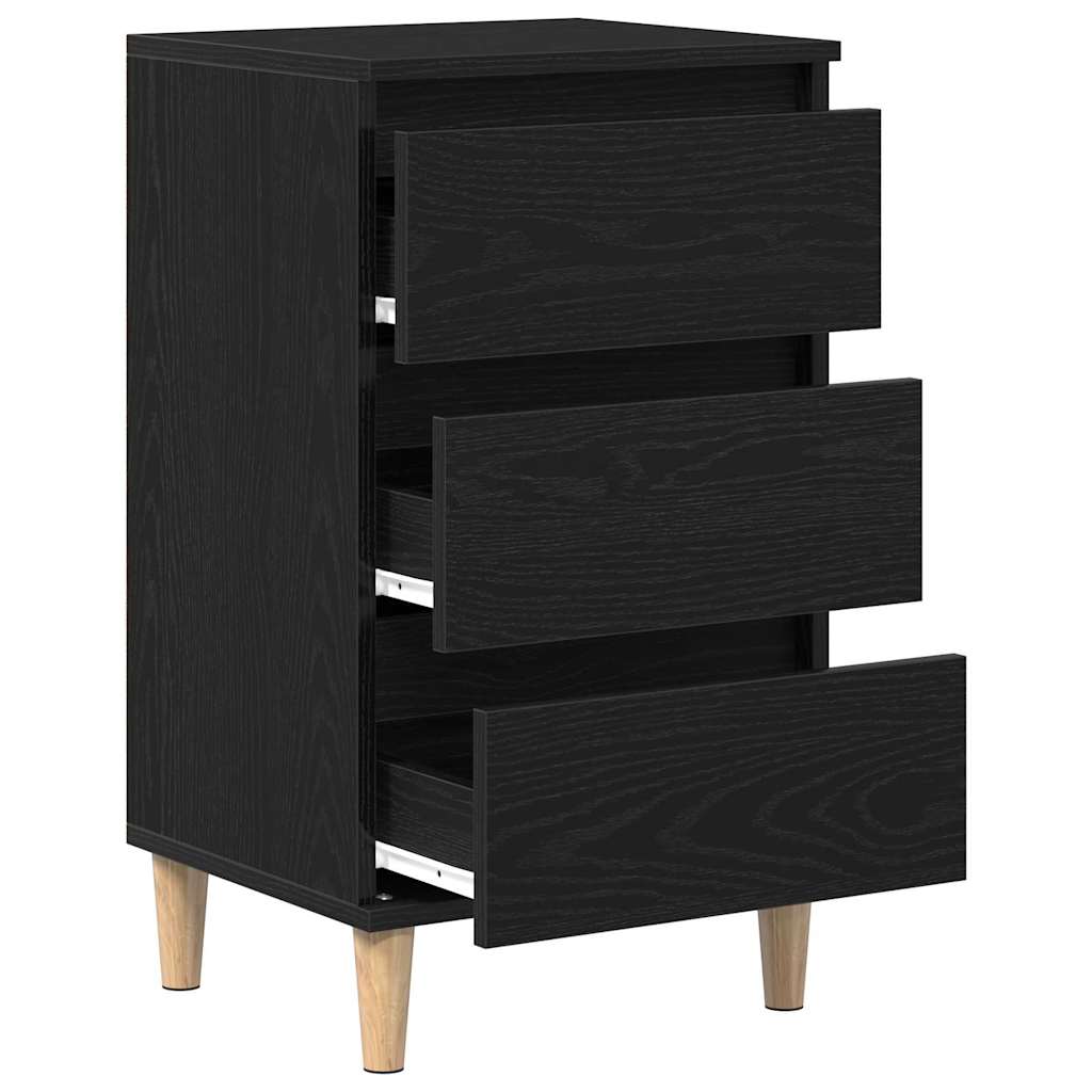 Noćni ormar Crni hrast 40 x 35 x 70 cm Konstruirano drvo