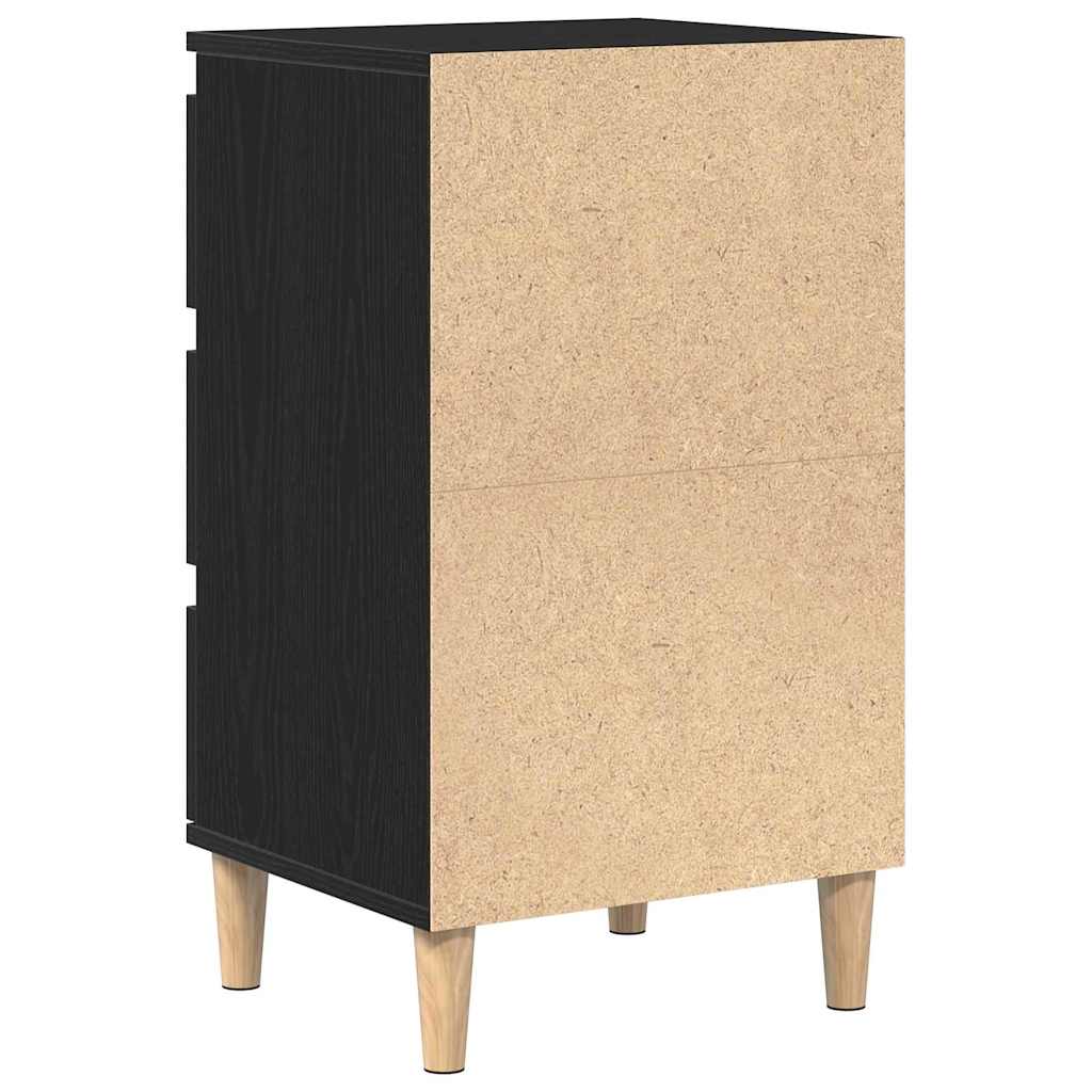 Noćni ormar Crni hrast 40 x 35 x 70 cm Konstruirano drvo