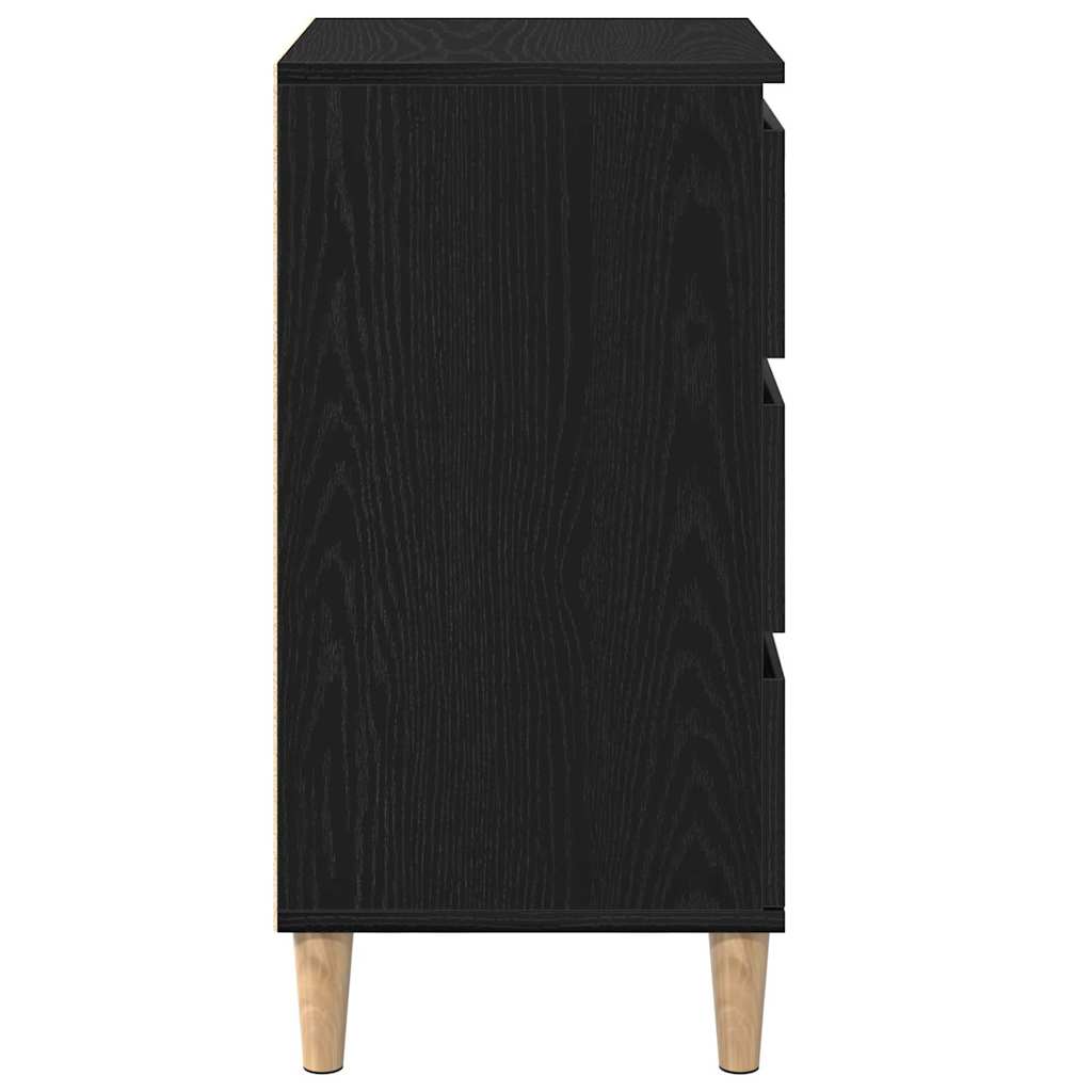 Noćni ormar Crni hrast 40 x 35 x 70 cm Konstruirano drvo