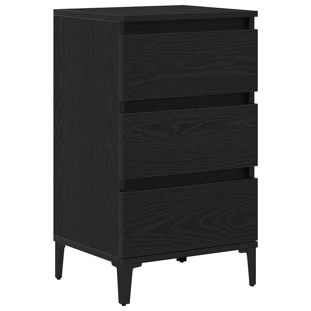 Noćni ormar Crni hrast 45 x 35 x 44 cm Konstruirano drvo