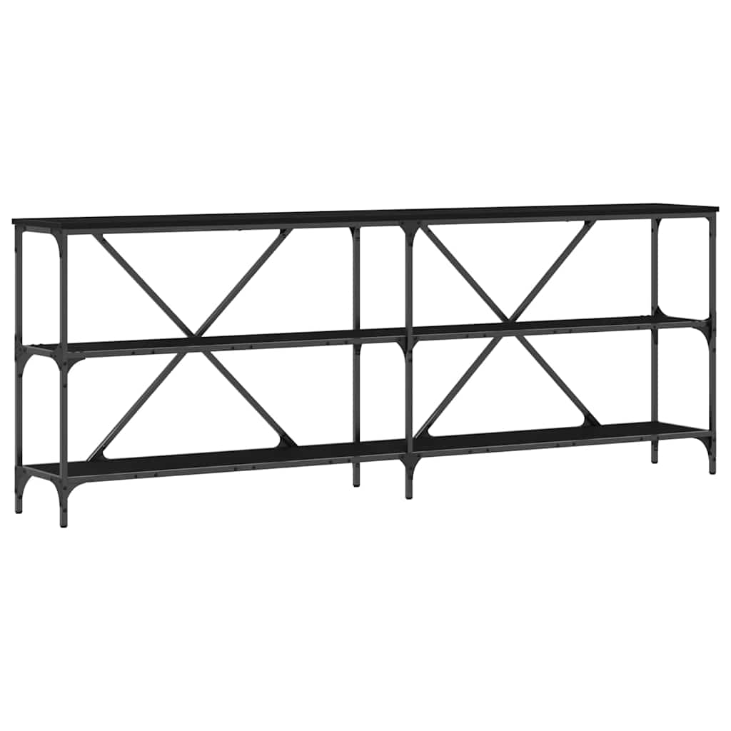 Konzolna stolica Crni hrast 200 x 30 x 75 cm Konstruirano drvo