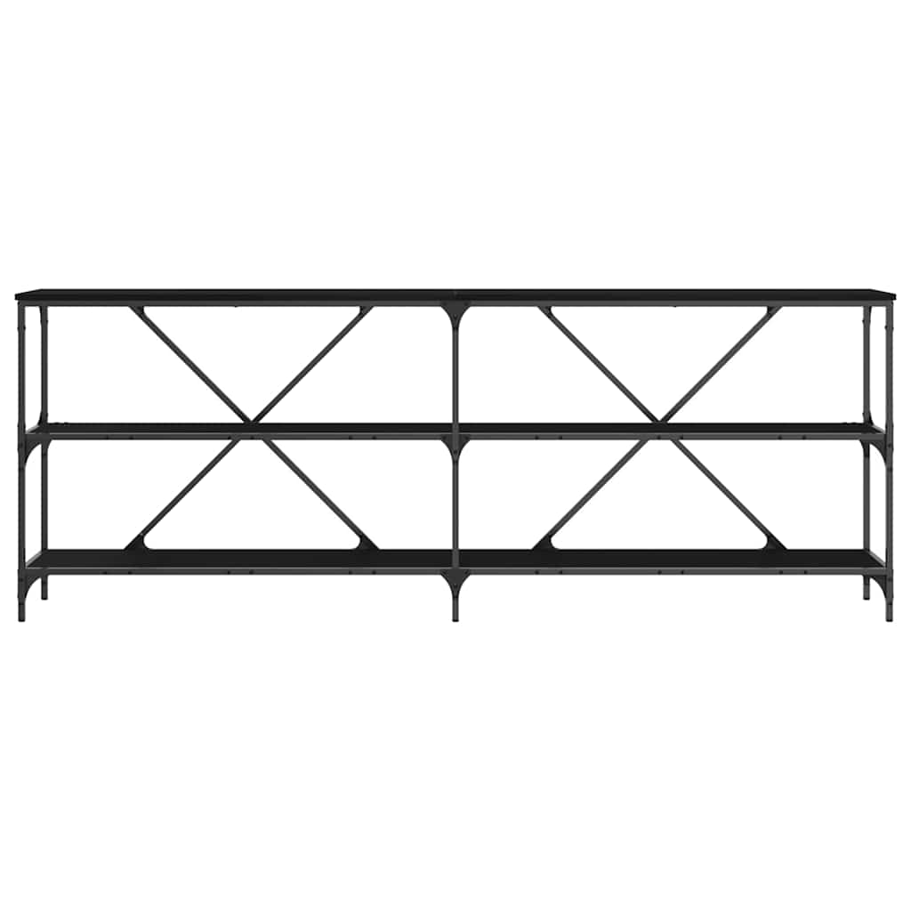 Konzolna stolica Crni hrast 200 x 30 x 75 cm Konstruirano drvo