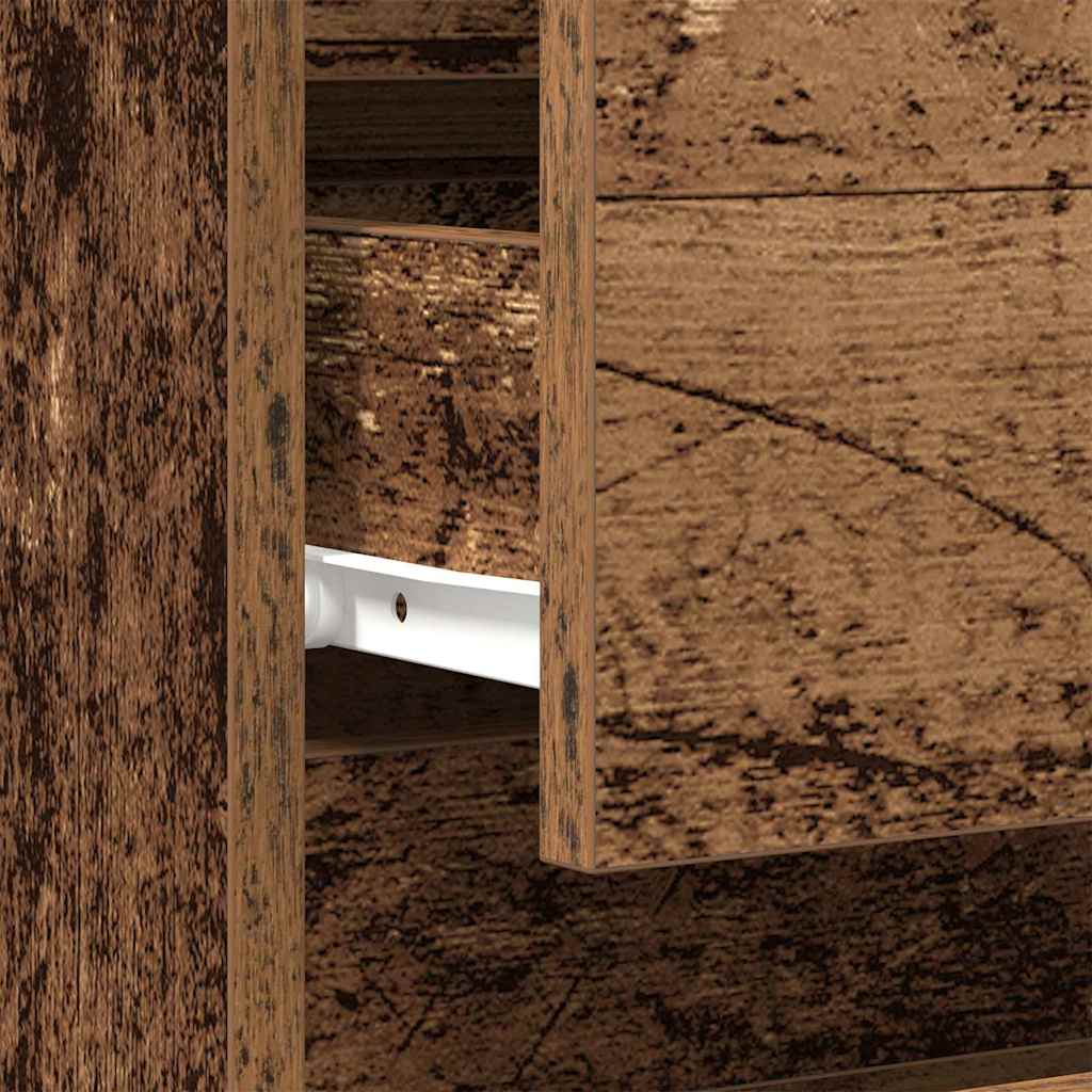 Noćni ormar 2 pcs Staro drvo 40 x 35 x 50 cm Konstruirano drvo