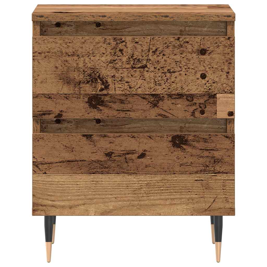 Noćni ormar 2 pcs Staro drvo 40 x 35 x 50 cm Konstruirano drvo