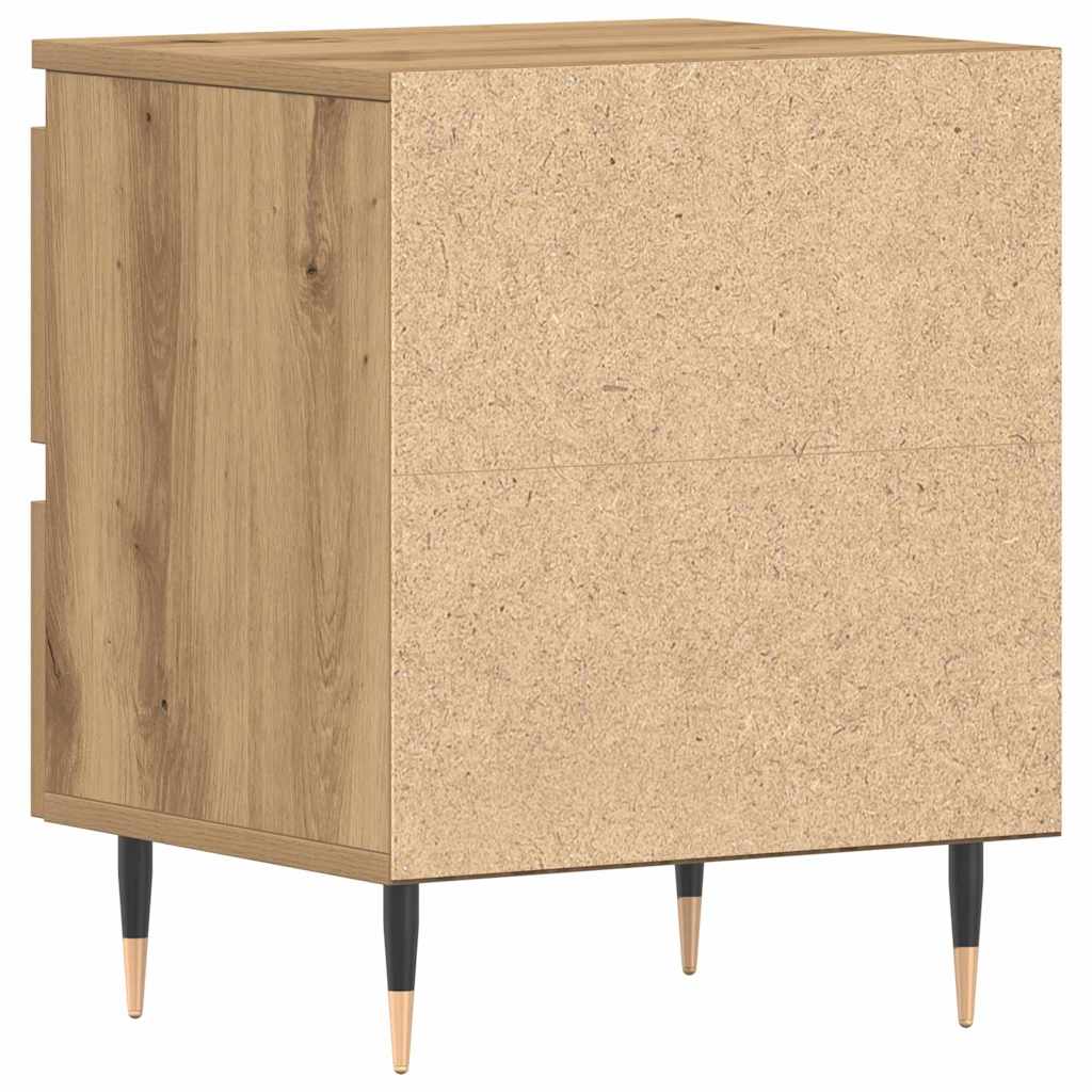 Noćni ormar Umjetnički hrast 40 x 35 x 50 cm Konstruirano drvo