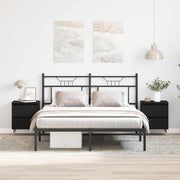 Noćni ormar 2 pcs Crni hrast 40 x 35 x 50 cm Konstruirano drvo
