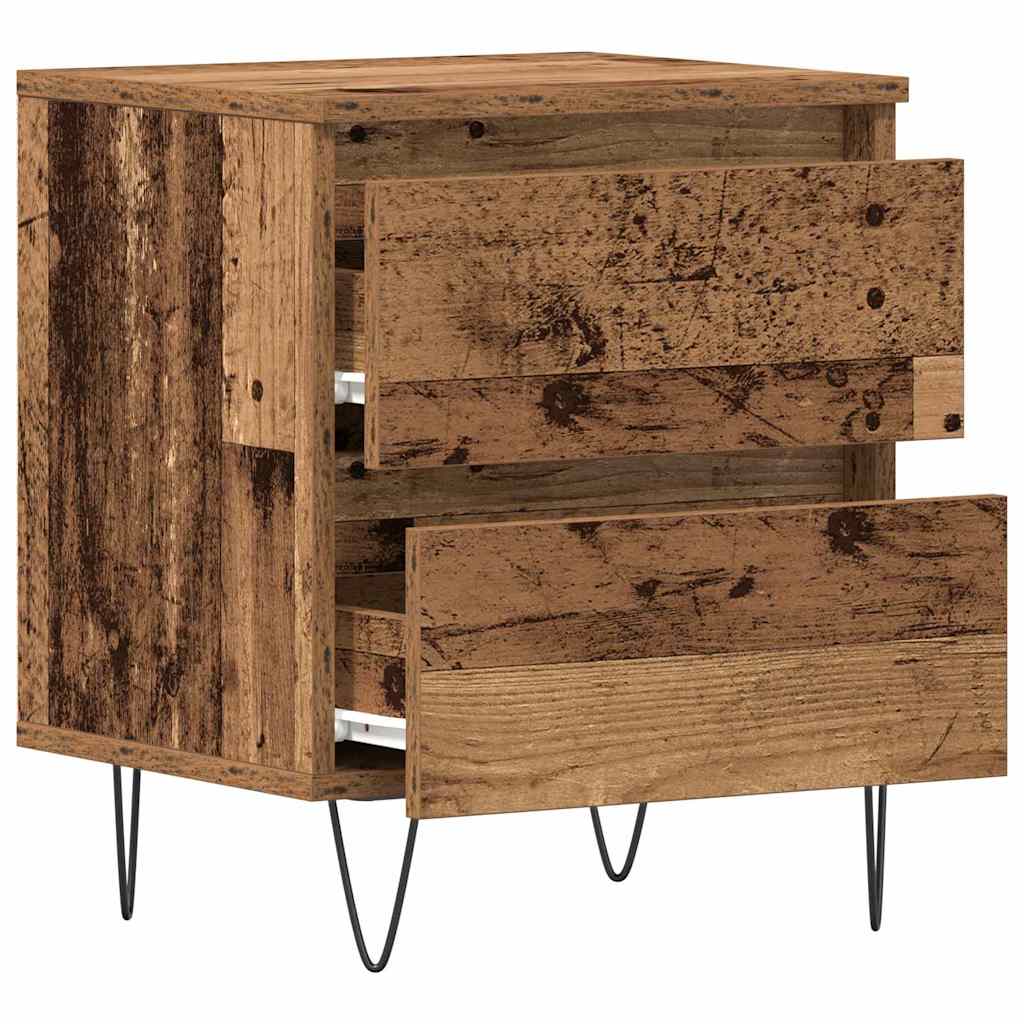 Noćni ormar Staro drvo 40 x 35 x 50 cm Konstruirano drvo