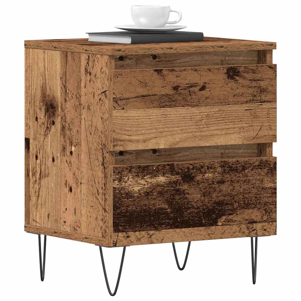 Noćni ormar Staro drvo 40 x 35 x 50 cm Konstruirano drvo