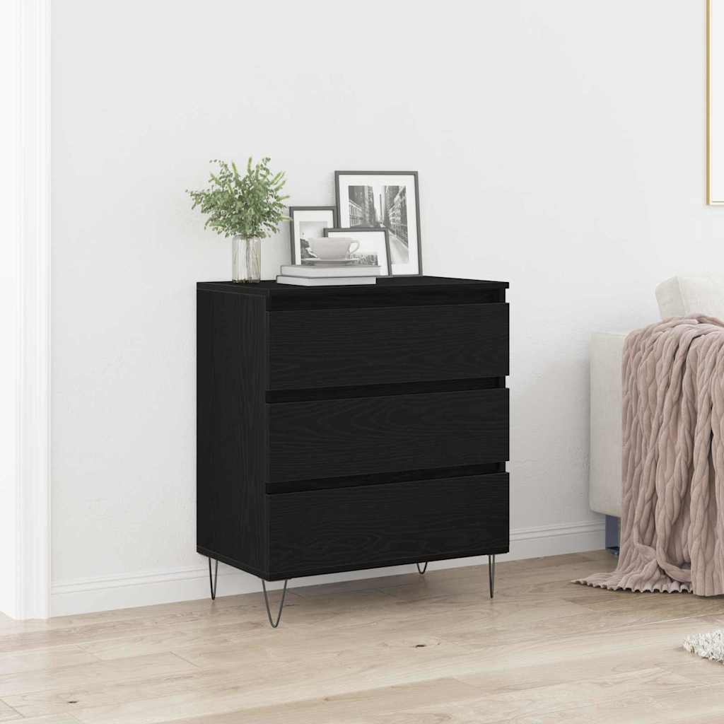 Kreveta s ladicama Crni hrast 60 x 35 x 70 cm Konstruirano drvo
