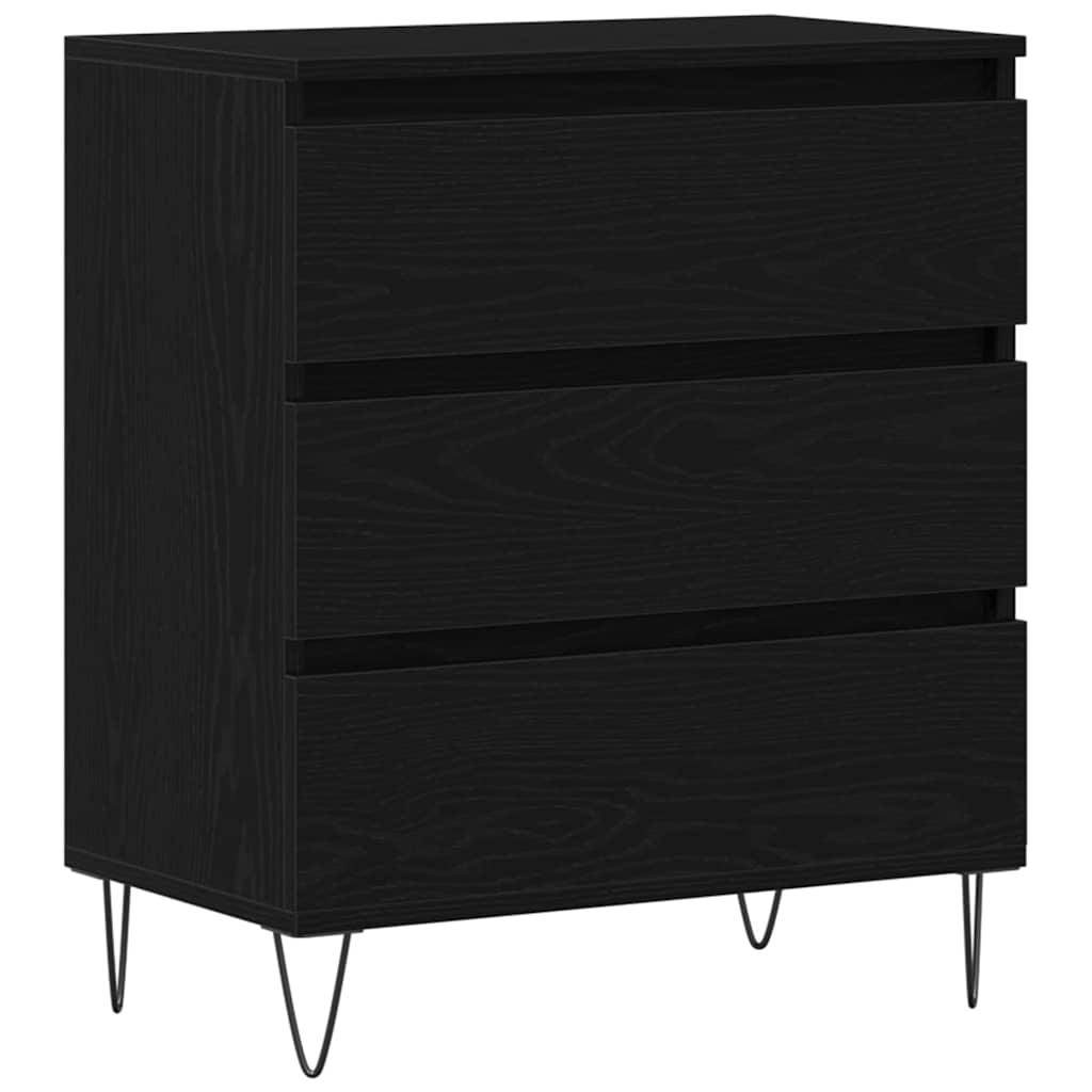 Kreveta s ladicama Crni hrast 60 x 35 x 70 cm Konstruirano drvo