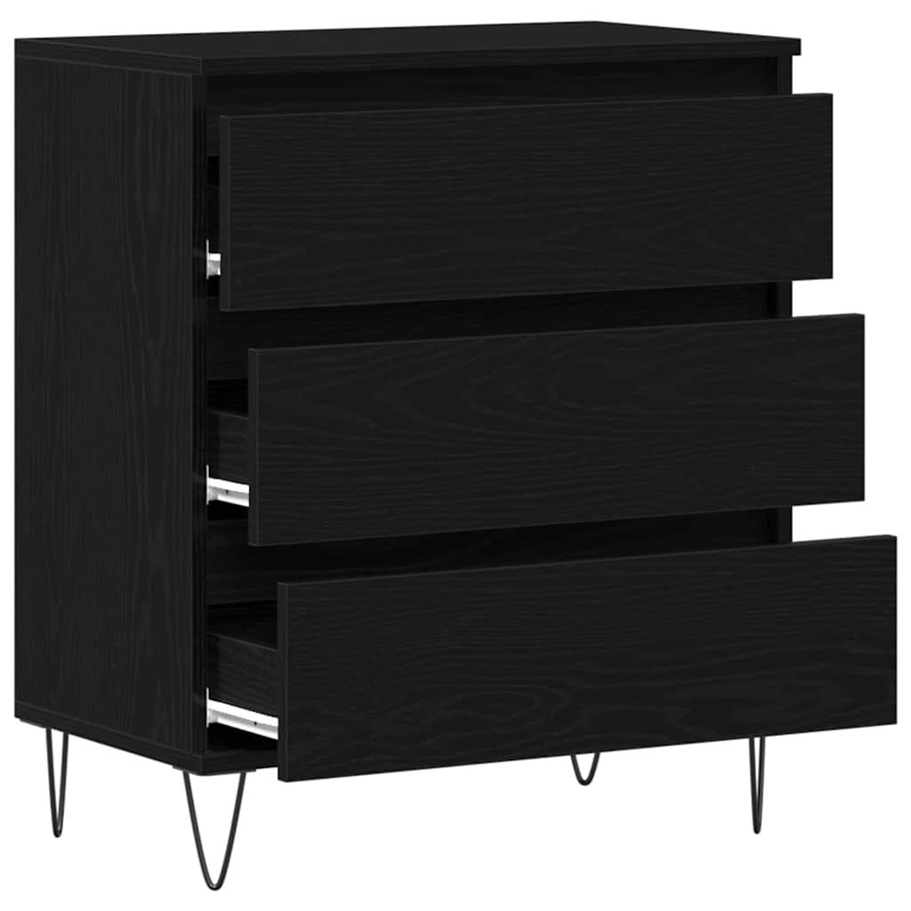 Kreveta s ladicama Crni hrast 60 x 35 x 70 cm Konstruirano drvo