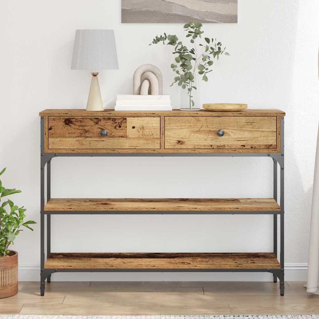 Konzolna stolica Staro drvo 100 x 25 x 75 cm Konstruirano drvo