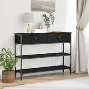 Konzolna stolica Crni hrast 100 x 25 x 75 cm Konstruirano drvo