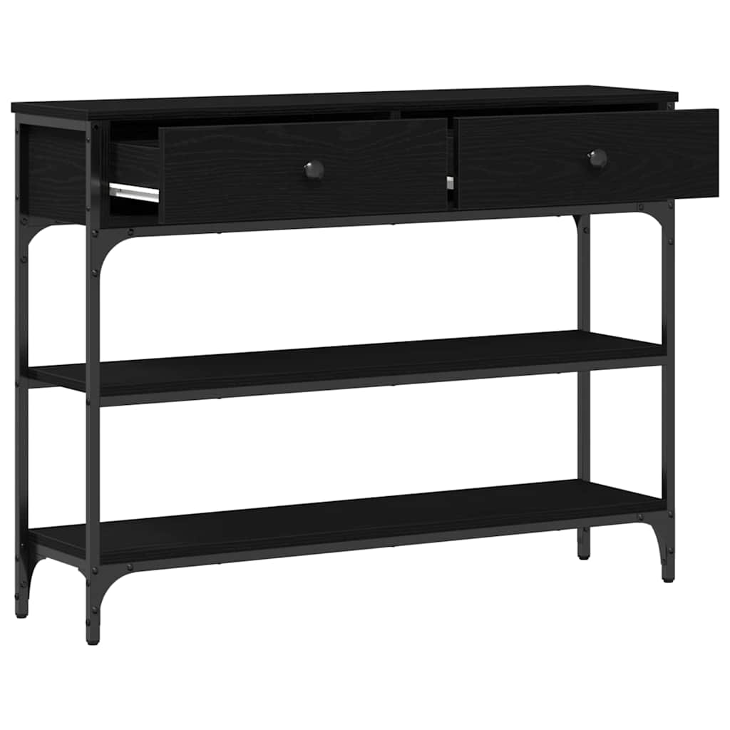 Konzolna stolica Crni hrast 100 x 25 x 75 cm Konstruirano drvo