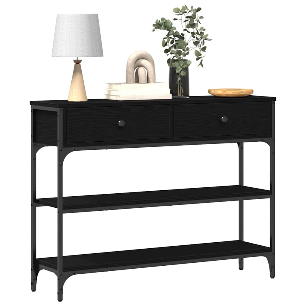 Konzolna stolica Crni hrast 100 x 25 x 75 cm Konstruirano drvo