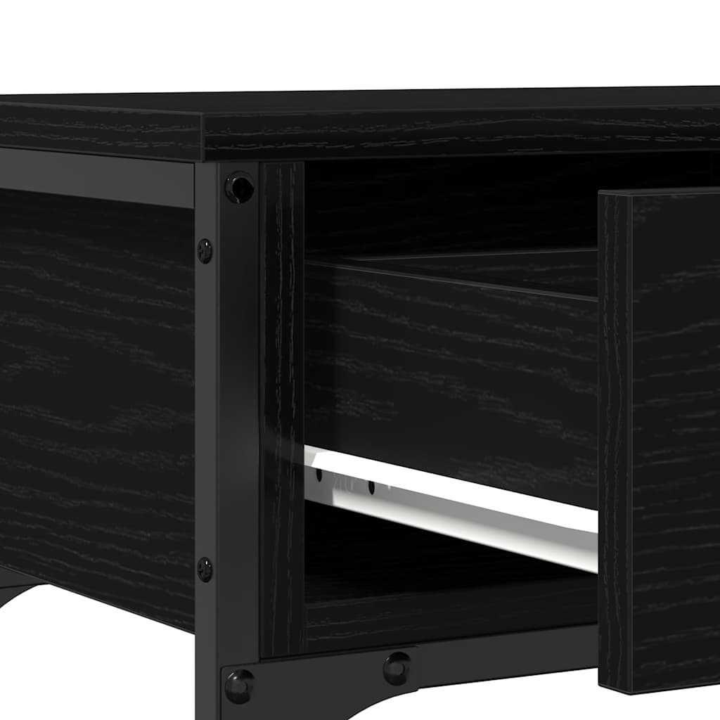 Konzolna stolica Crni hrast 72,5 x 25 x 75 cm Konstruirano drvo